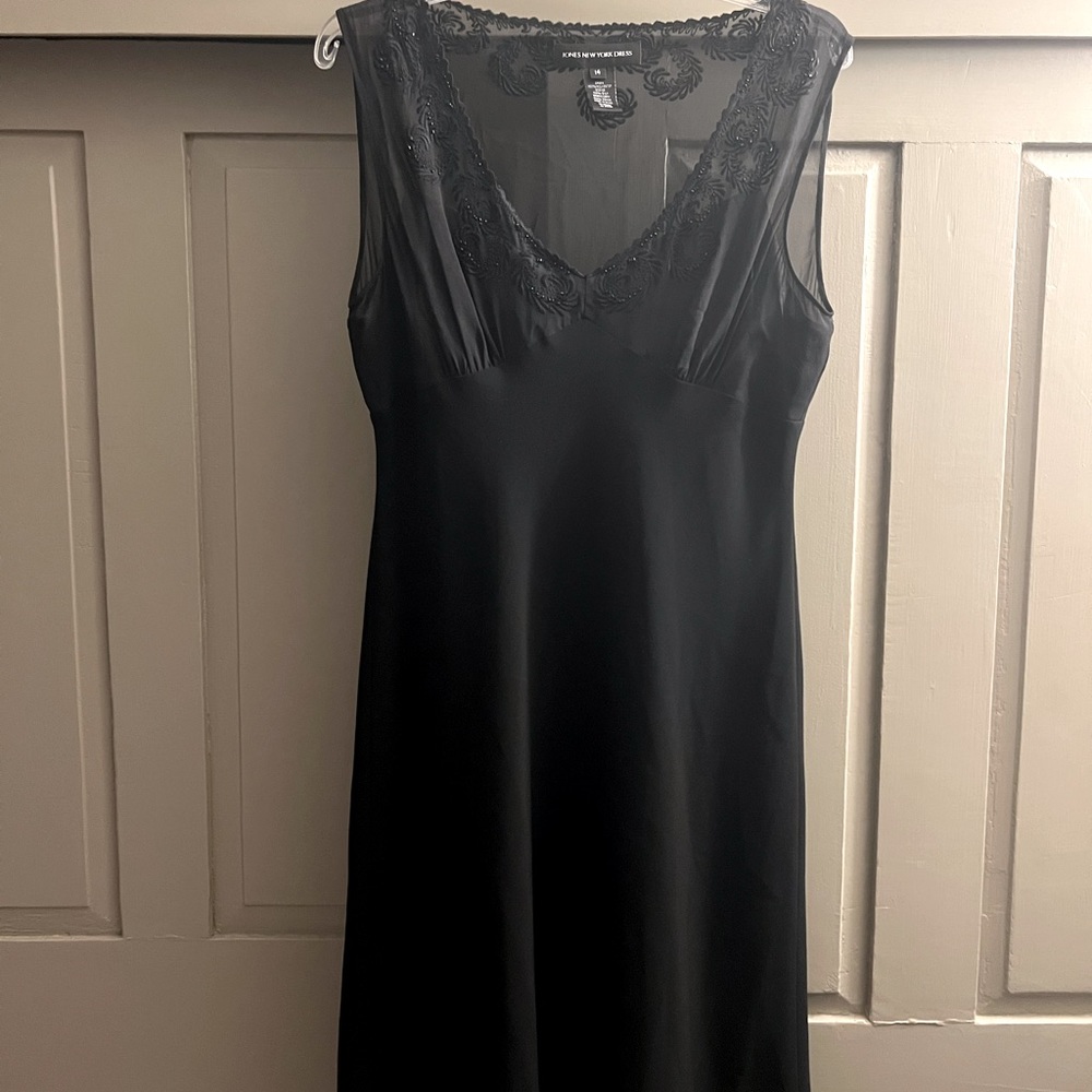 Jones New York, Black Cocktail Dress Size 14